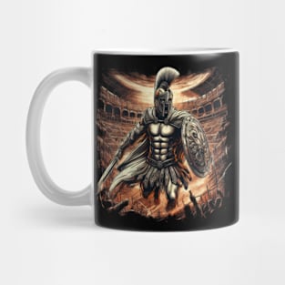 Unleash the Warrior Spirit: Spartan Warrior T-Shirt - Battle-Ready Edition Mug